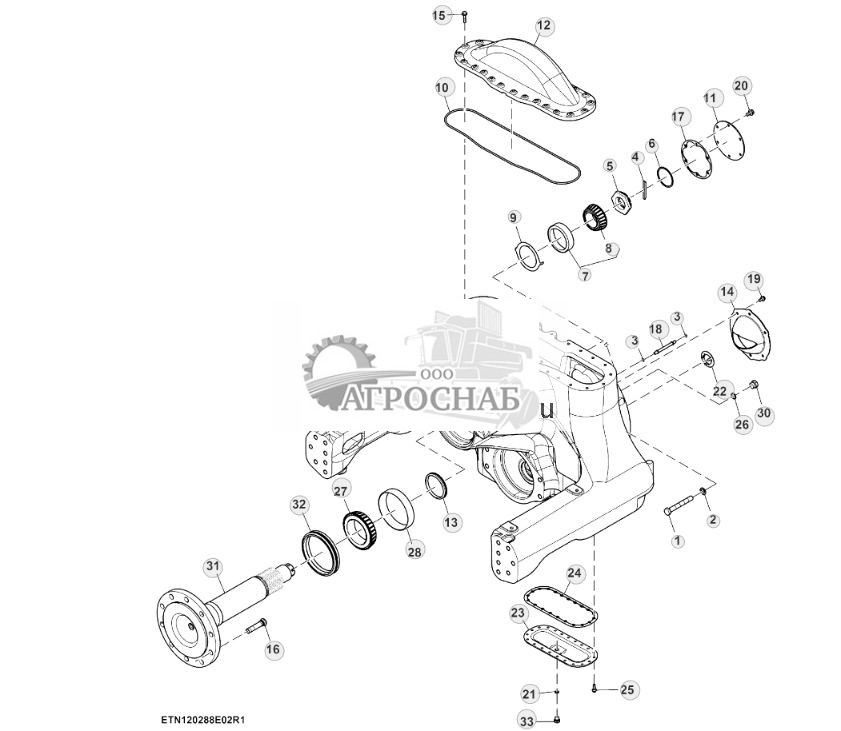 Узел переднего моста, стандартный ремень  ремень для сверхтяжелых условий эксплуатации 3036 дюймов, правая сторона - ST827043 476.jpg